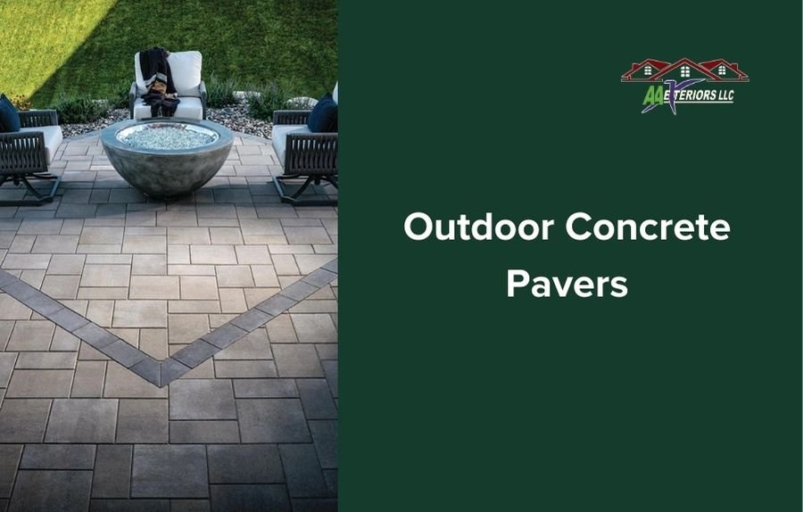 outdoor concrete pavers