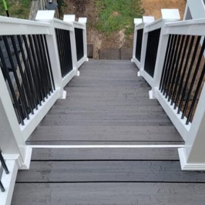 AA Exteriors Roofing Stairs